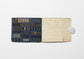 Navy paper striped book/Shimacho on indigo paper