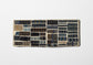 Navy paper striped book/Shimacho on indigo paper
